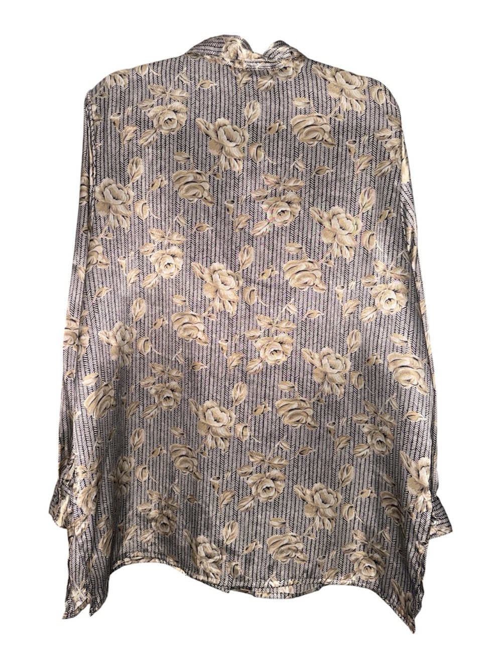 NOTATIONS Woman Floral Button Front Blouse | Relaxed Fit - Picture 3 of 6